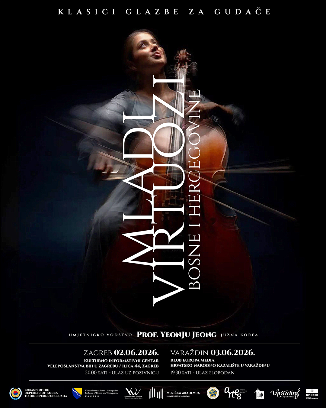Mladi virtuozi BiH - klasici glazbe za gudače