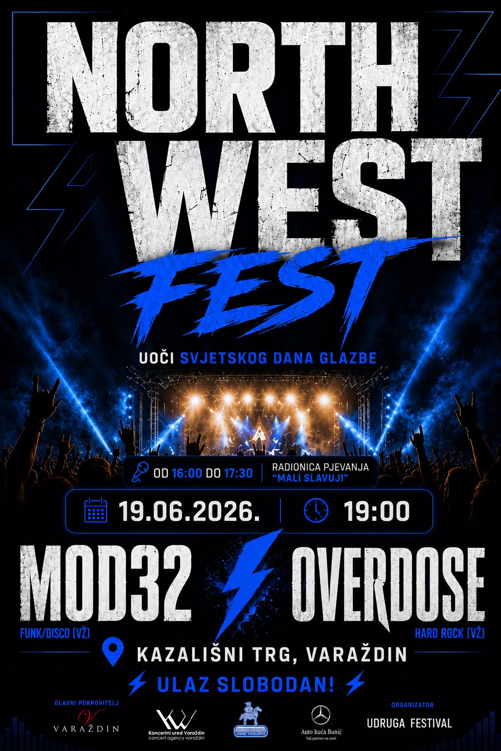 NORTH WEST FEST UOČI SVJETSKOG DANA GLAZBE 