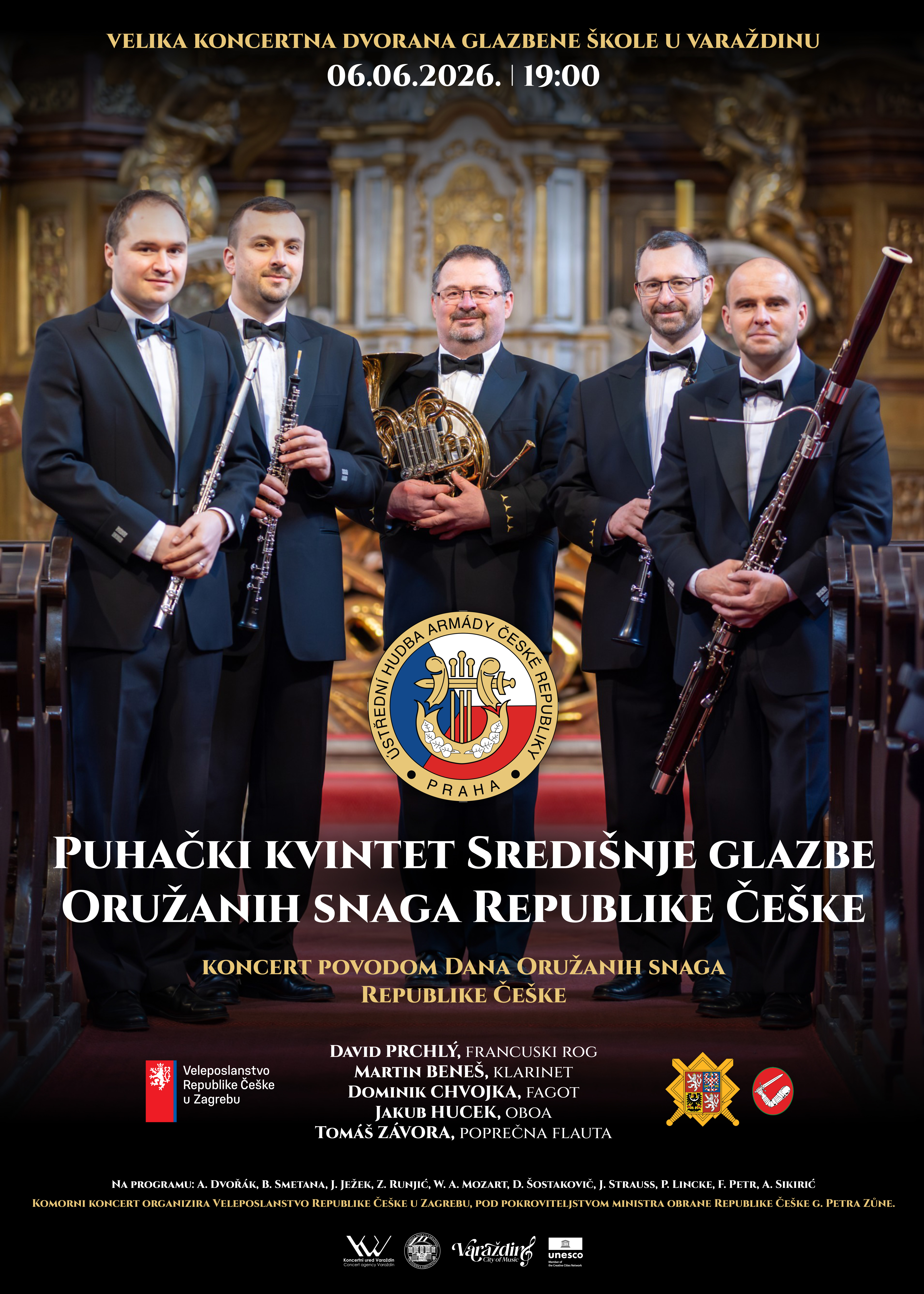 Puhački kvintet Središnje glazbe Oružanih snaga Češke 