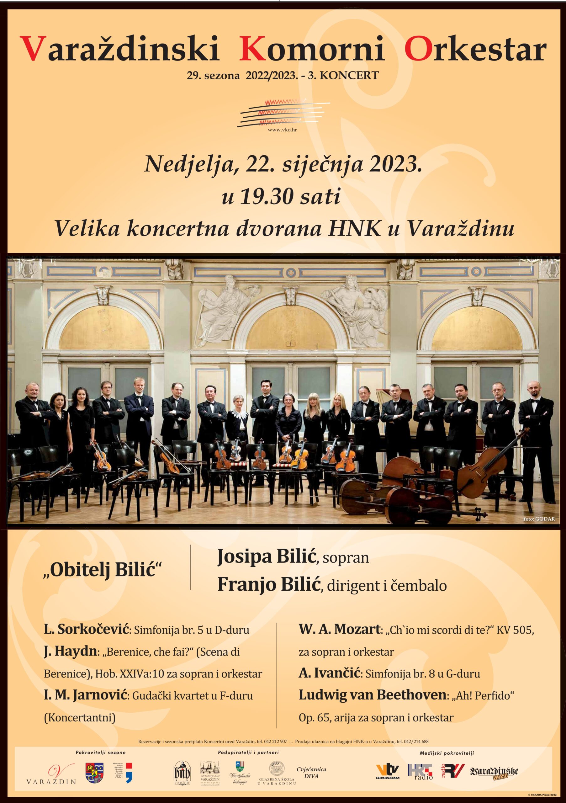 22.01.2023. Varaždinski komorni orkestar