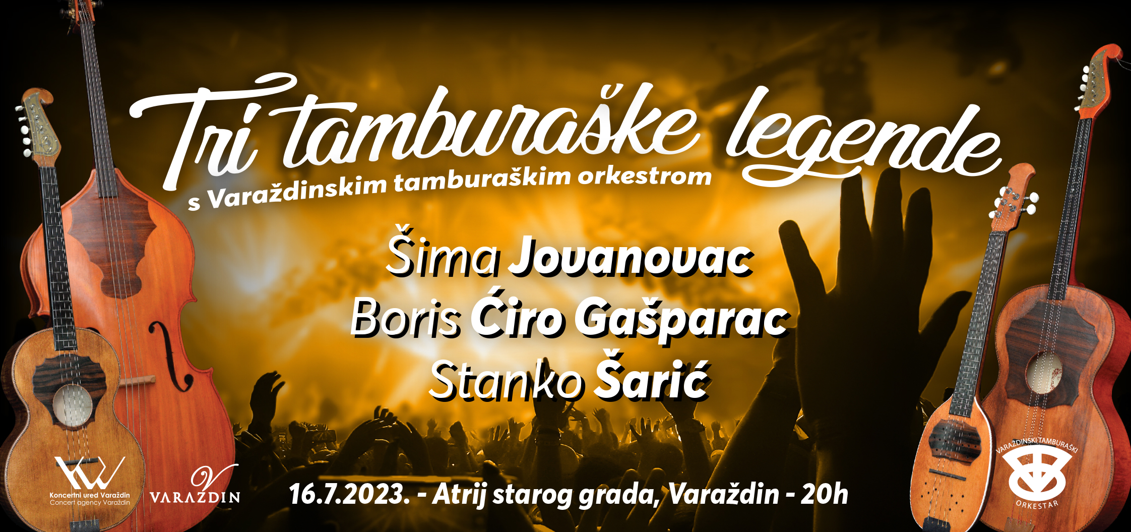 16.07.2023. Tri tamburaške legende & Varaždinski tamburaški orkestar