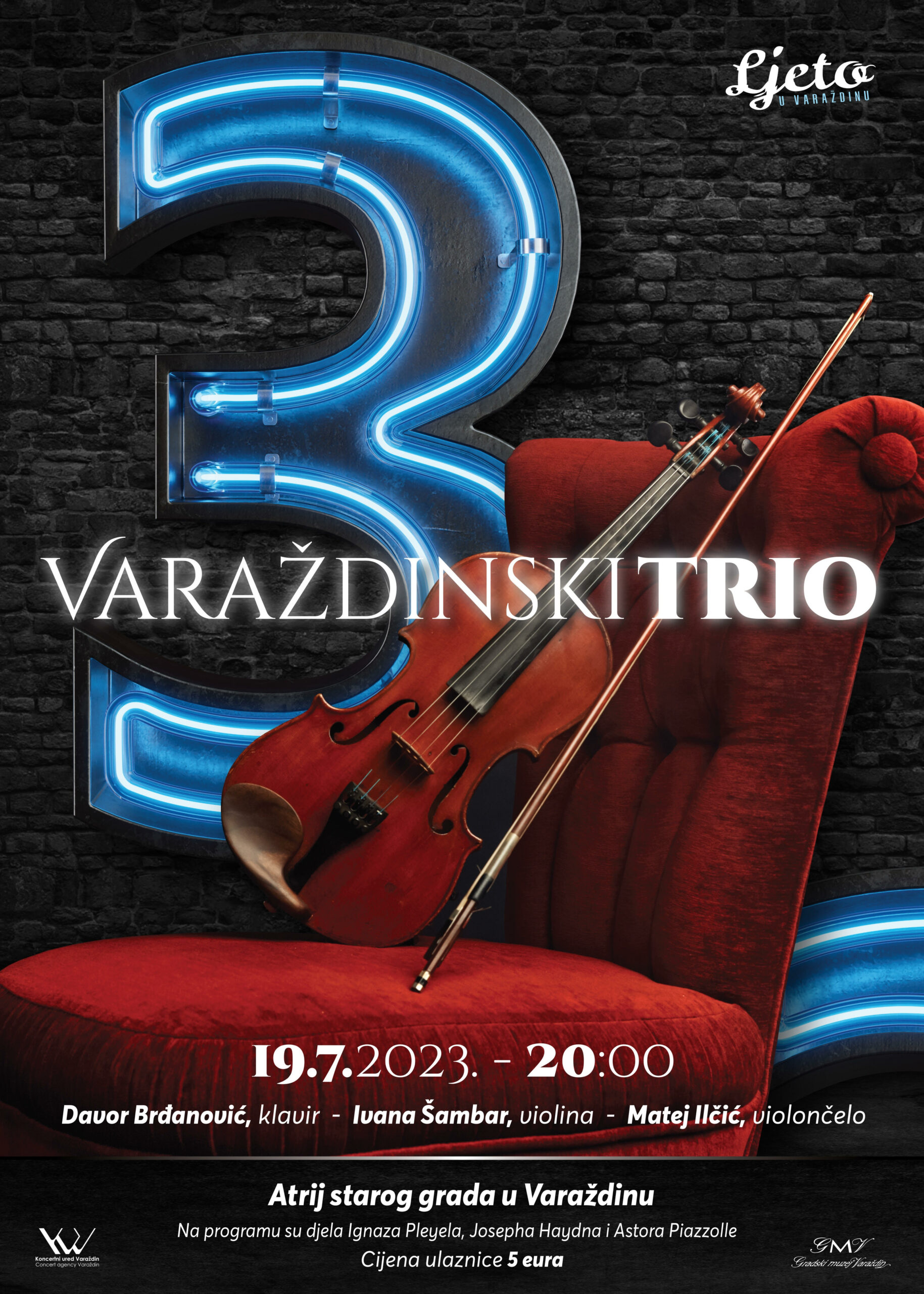 19.07.2023. Varaždinski trio - Velika koncertna dvorana HNK u Varaždinu!