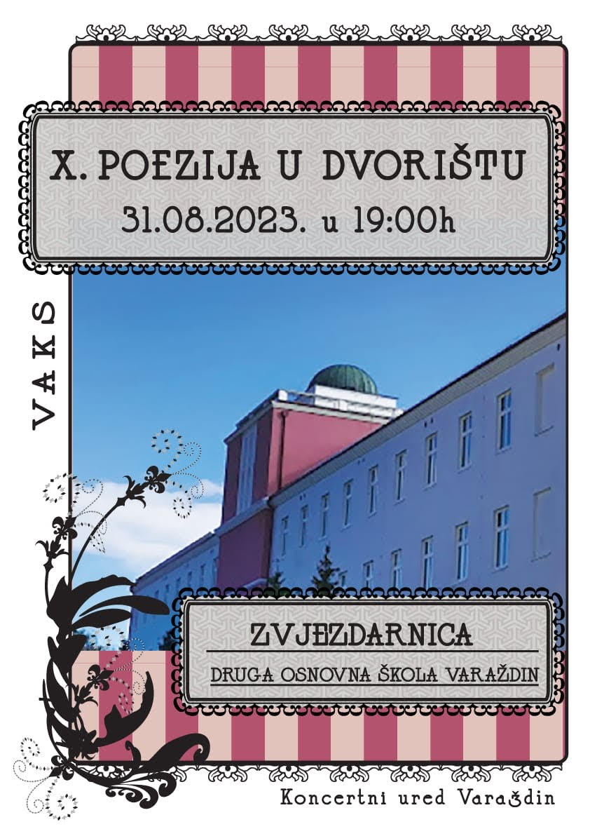 31.8. Poezija u dvorištu