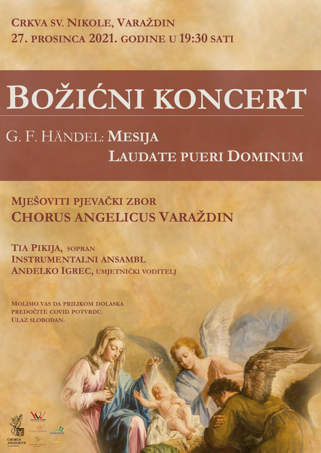 Božićni koncert mješovitog pjevačkog zbora Chorus Angelicus