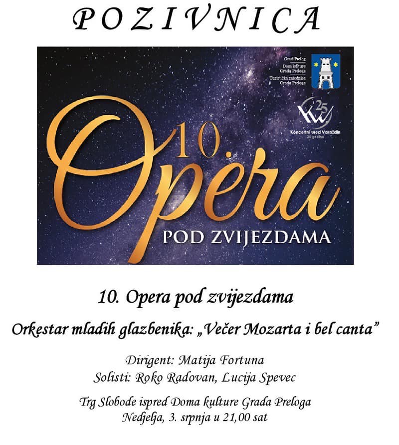 I ove godine Opera pod zvijezdama u Prelogu!